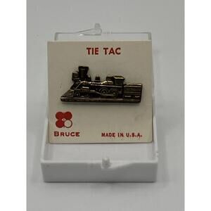 Bruce brand locomotive tie tac (tie pin), made in the U.S.A.